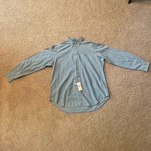 NWT Men’s Ralph Lauren Classic Fit Light Blue Button-Up Shirt Size XL